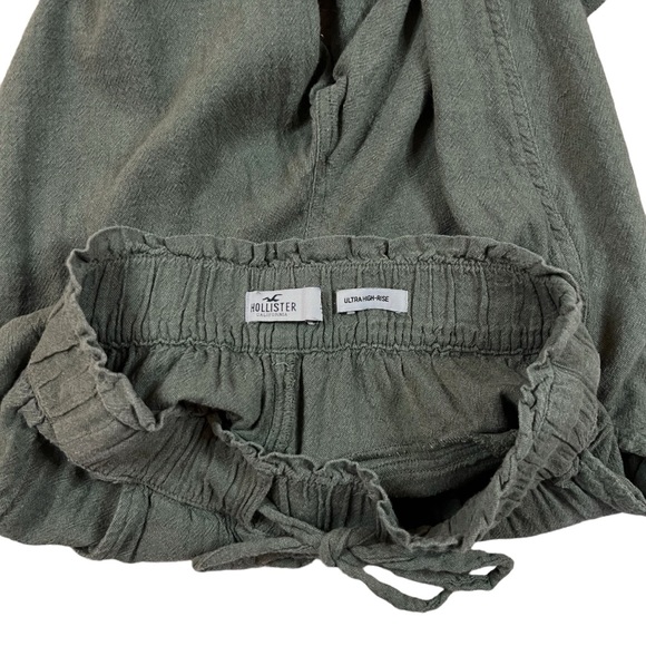 Hollister XS Olive Green Ultra High Rise Drawstring Jogger Pants - Picture 8 of 12